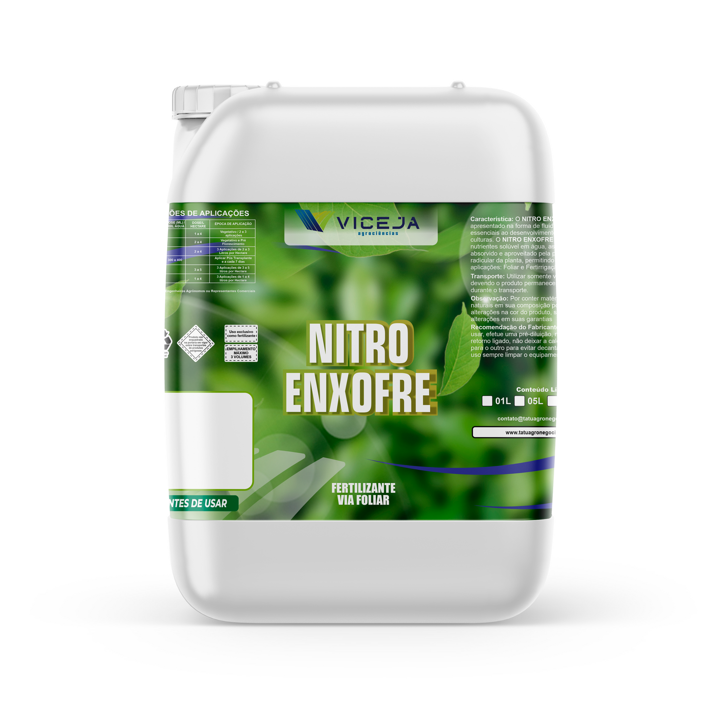 NITRO ENXOFRE – Sulfato de Amônia Nitrogênio e Enxofre para Crescimento e Proteína Vegetal