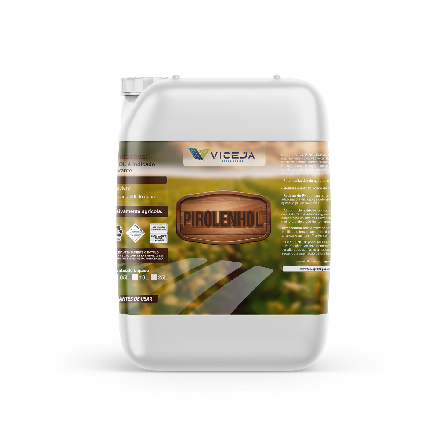 PIROLENHOL – Extrato Pirolenhoso que Ativa o Crescimento e Protege o Cultivo