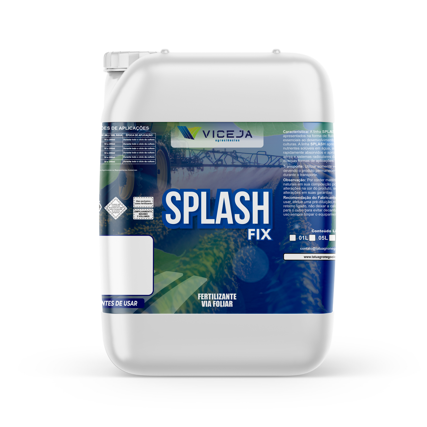 SPLASH FIX – Redutor de pH e Melhorador de Calda