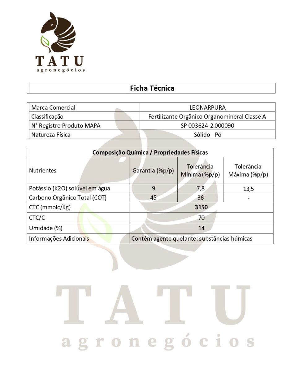 Leonardita Australiana – Fonte Concentrada de Ácidos Húmicos e Fúlvicos