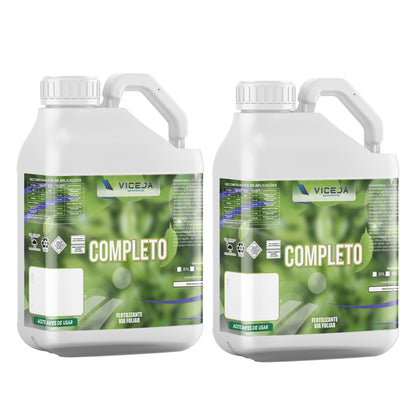 COMPLETO - Fertilizante Foliar para Todas as Culturas 12 em 1 (Macros, Micros + Aminoácidos)