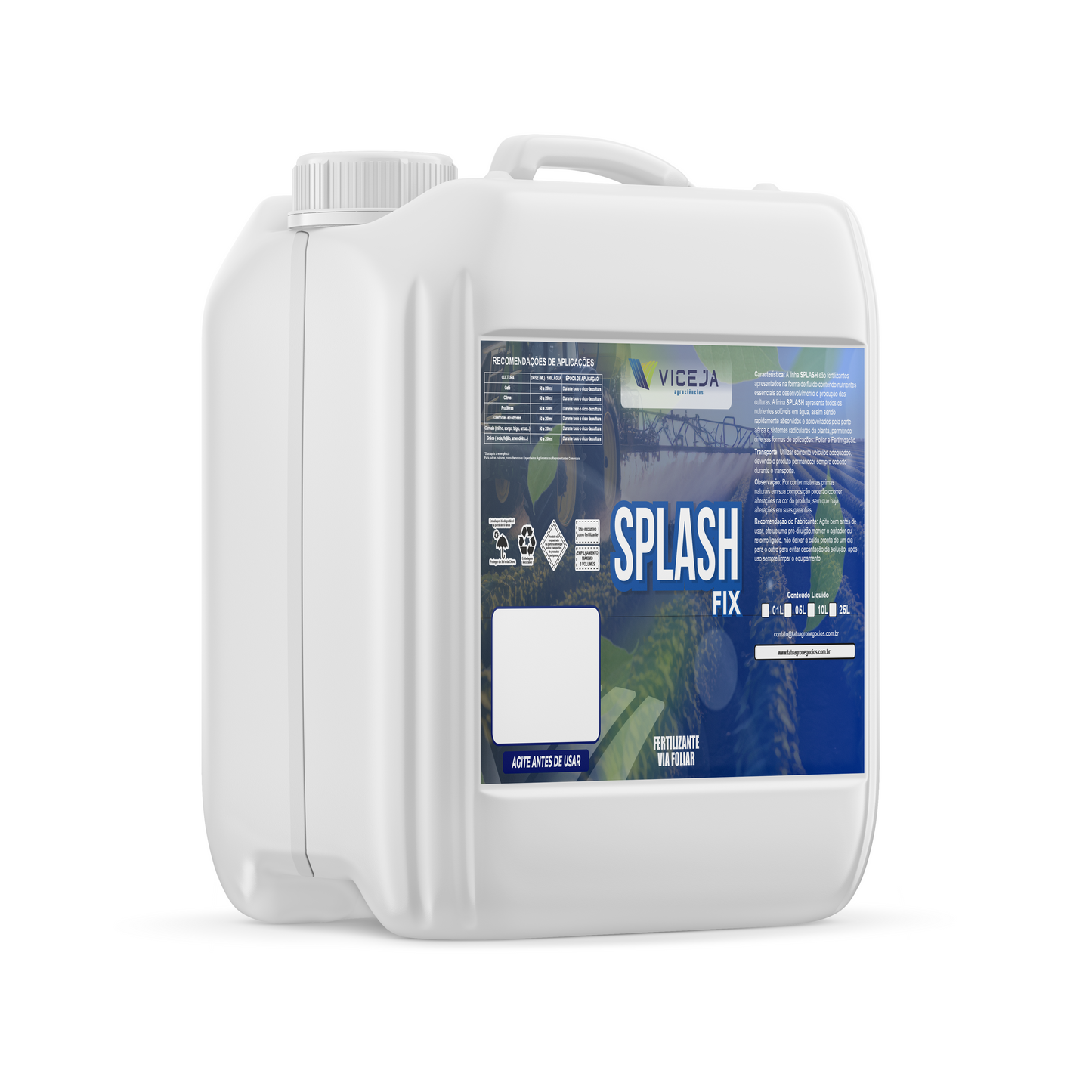 SPLASH FIX – Redutor de pH e Melhorador de Calda