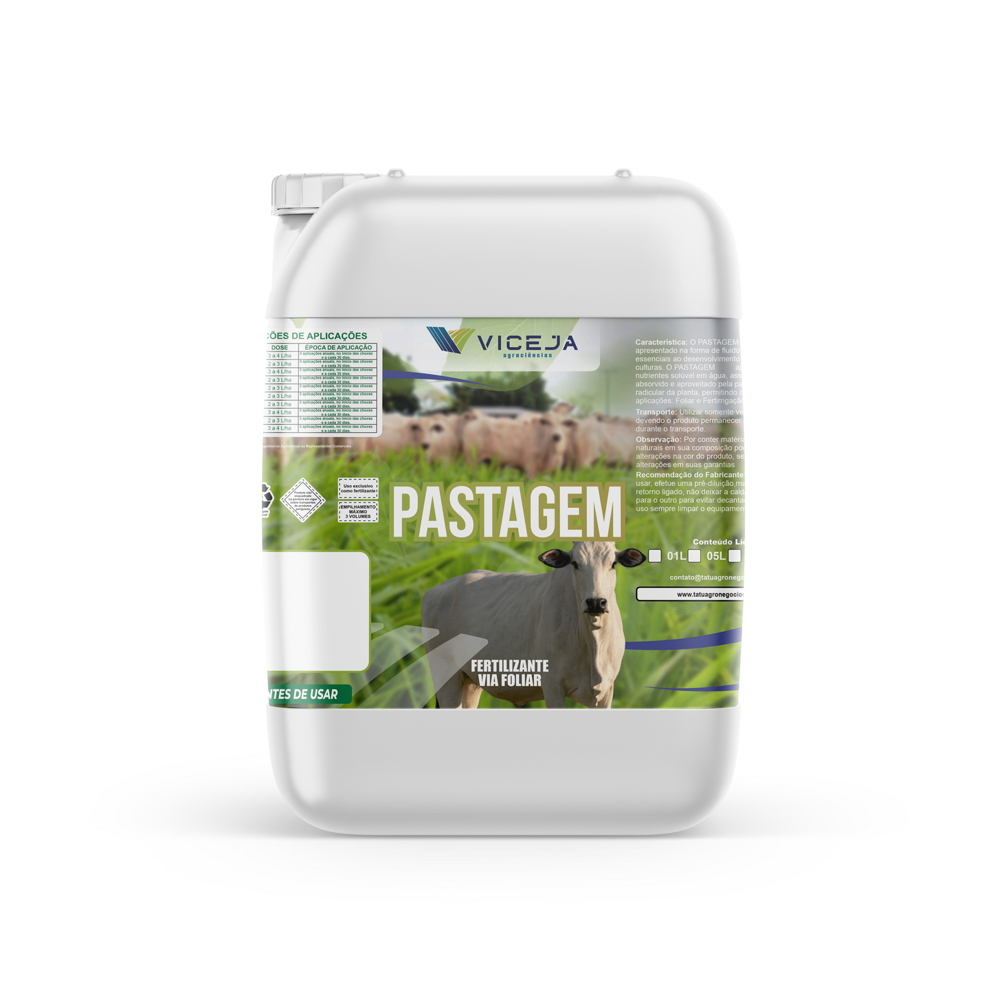 PASTAGEM – Mais Massa Verde Melhor Enraizamento e Maior Produção de Forragem