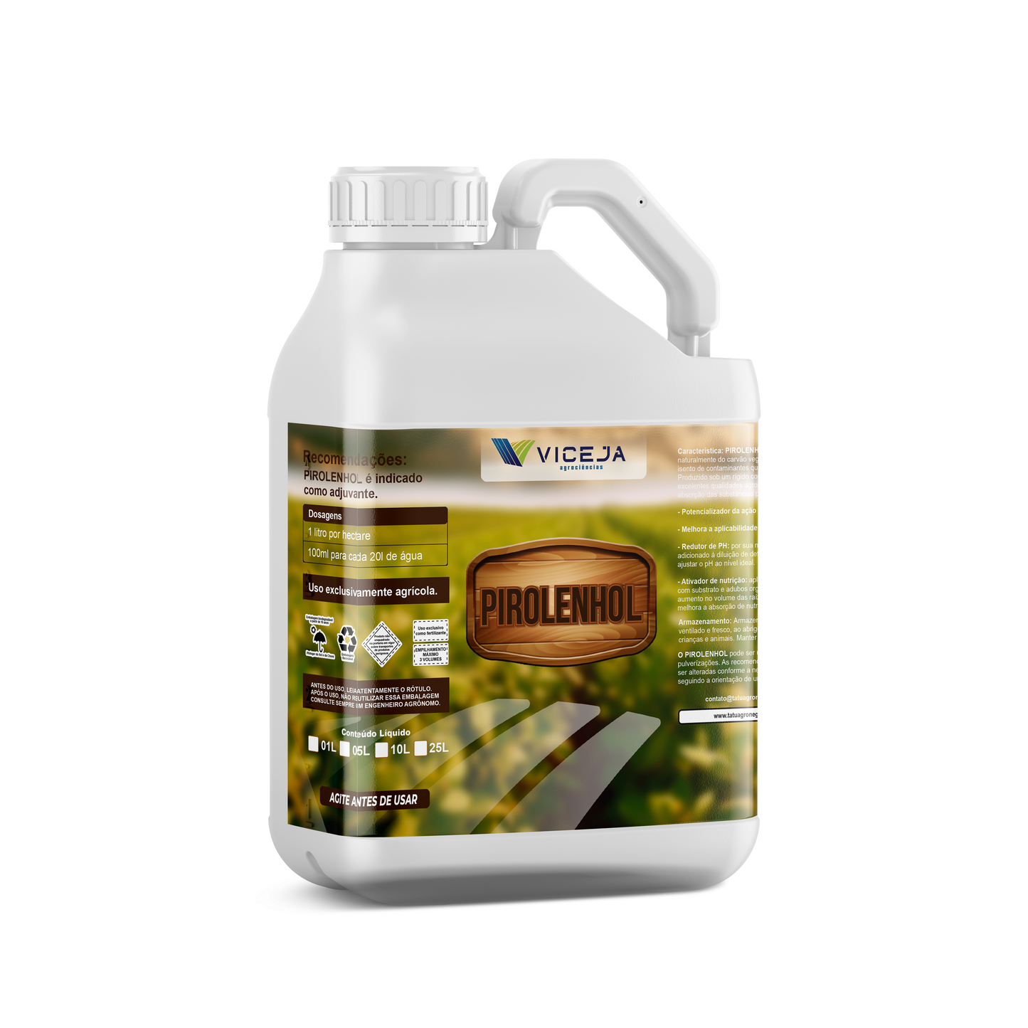 PIROLENHOL – Extrato Pirolenhoso que Ativa o Crescimento e Protege o Cultivo