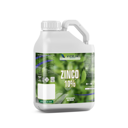 ZINCO 10% – Fonte de Zinco para Ativação Enzimática e Síntese de Auxinas